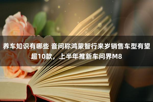 养车知识有哪些 音问称鸿蒙智行来岁销售车型有望超10款，上半年推新车问界M8