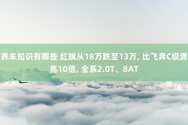 养车知识有哪些 红旗从18万跌至13万, 比飞奔C级漂亮10倍, 全系2.0T、8AT